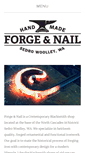 Mobile Screenshot of forgeandnail.com